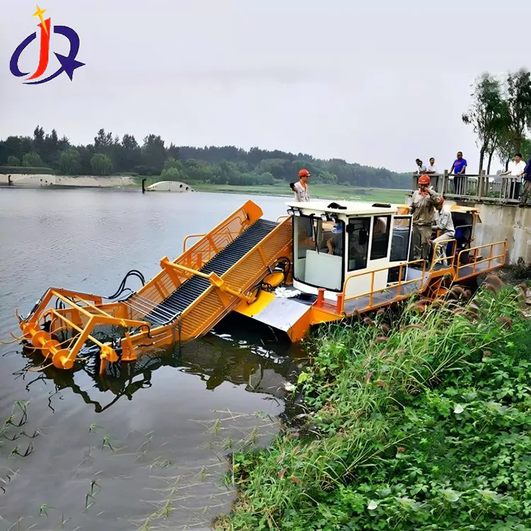 Hyacinth اور Duckweed کٹر بوٹ